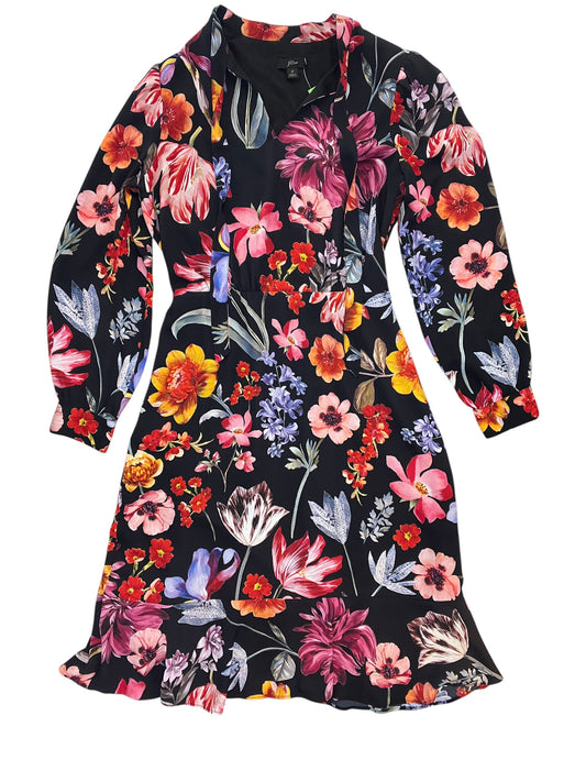 Dress Casual Midi By J. Crew In Floral Print, Size:Xs