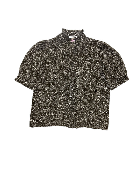 Blouse Sleeveless By Calvin Klein In Brown, Size:Xs