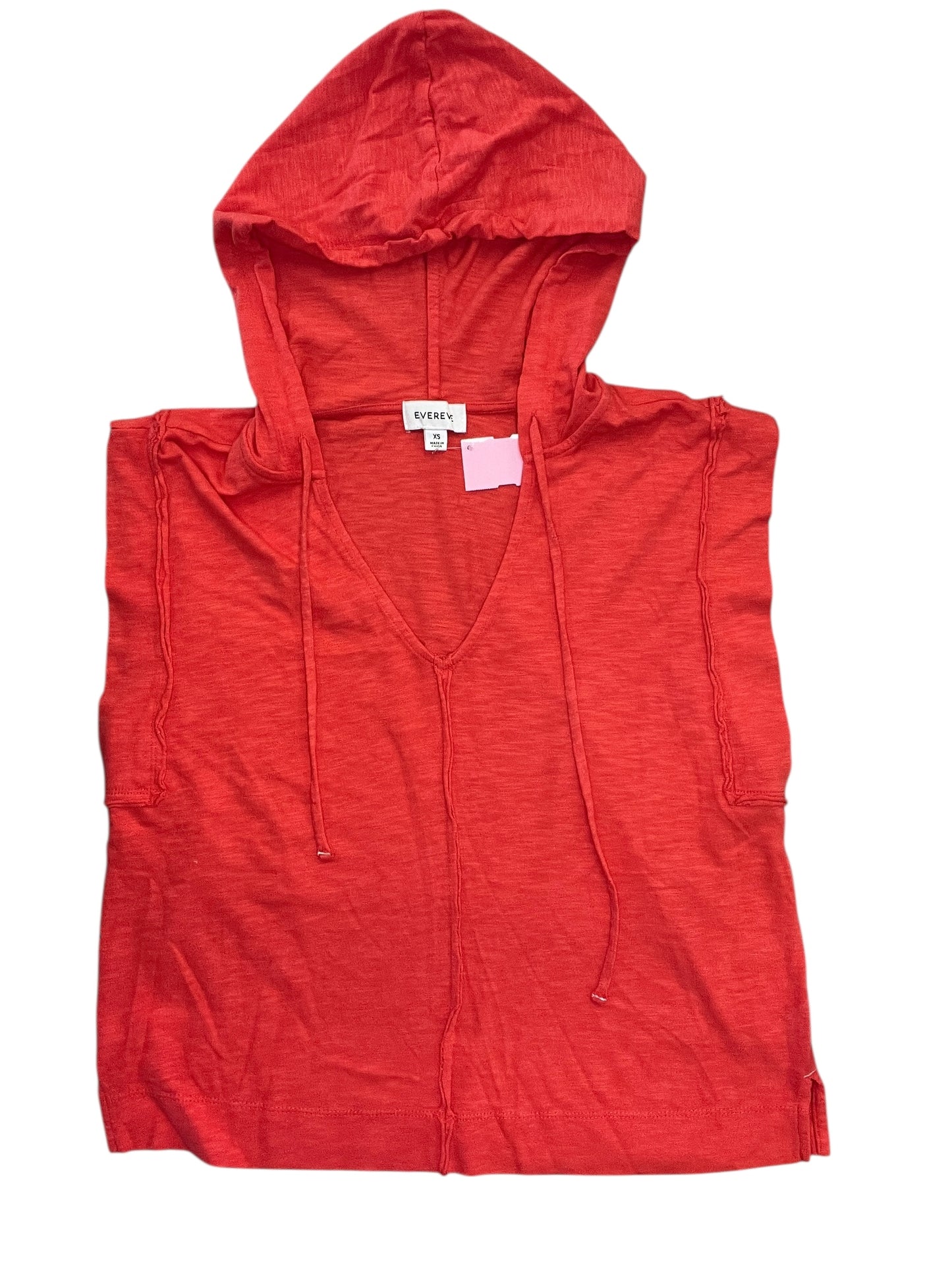 Top Sleeveless By Evereve In Coral, Size:Xs
