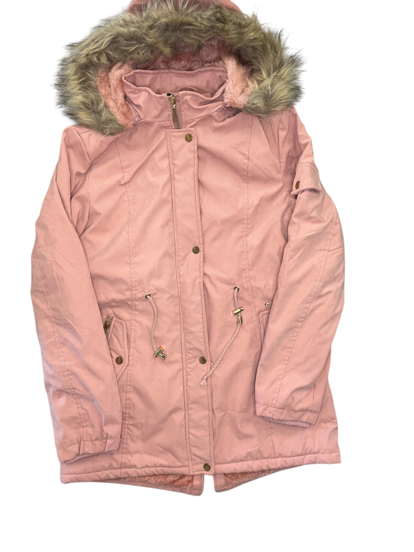 Coat Parka By Geegee In Pink, Size:Xl