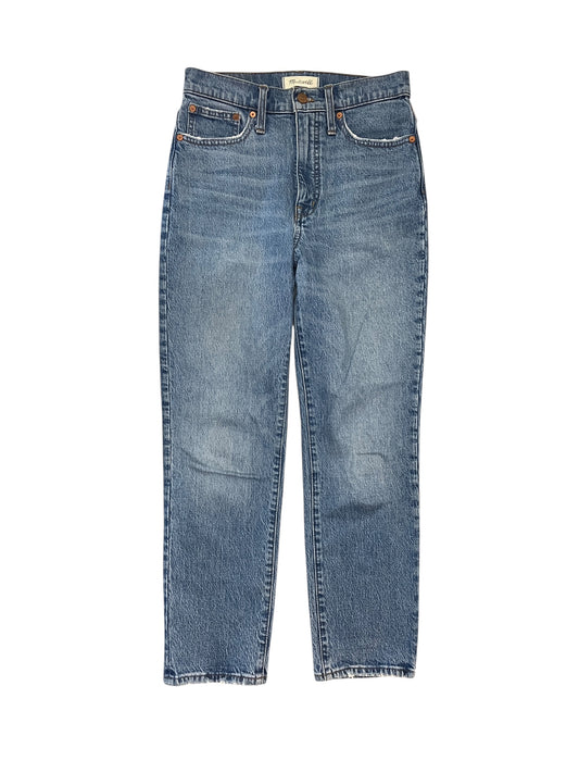Jeans Straight By Madewell In Blue Denim, Size:0