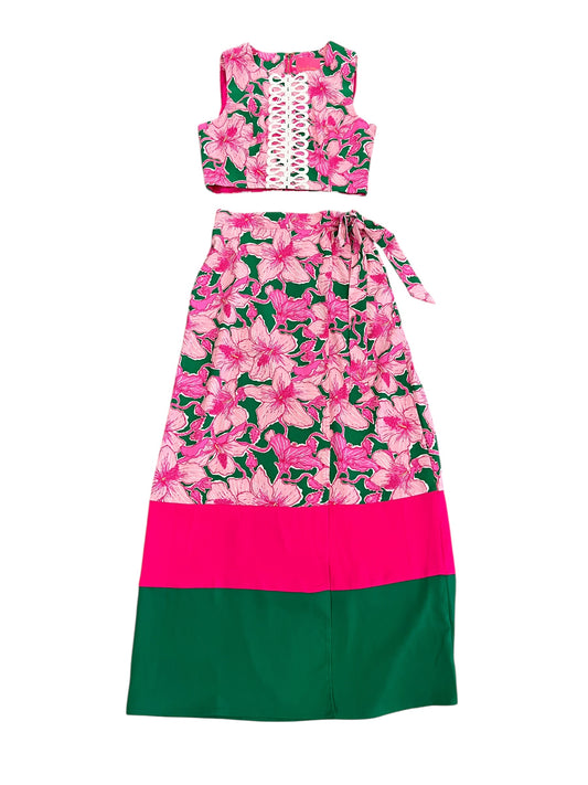 Skirt Designer By Lilly Pulitzer In Floral Print, Size:Xs