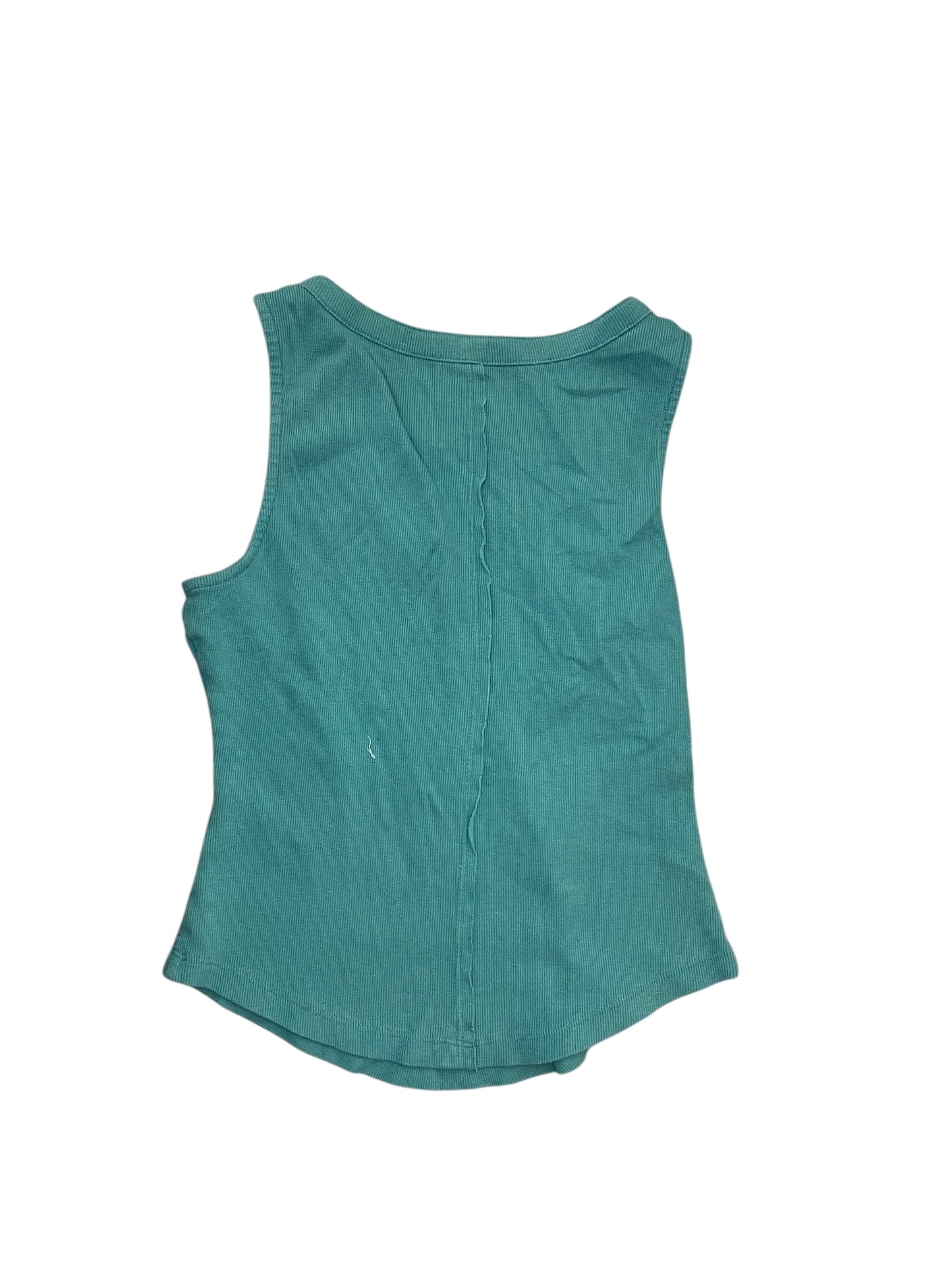 Tank Top By Pilcro In Teal, Size:Xs