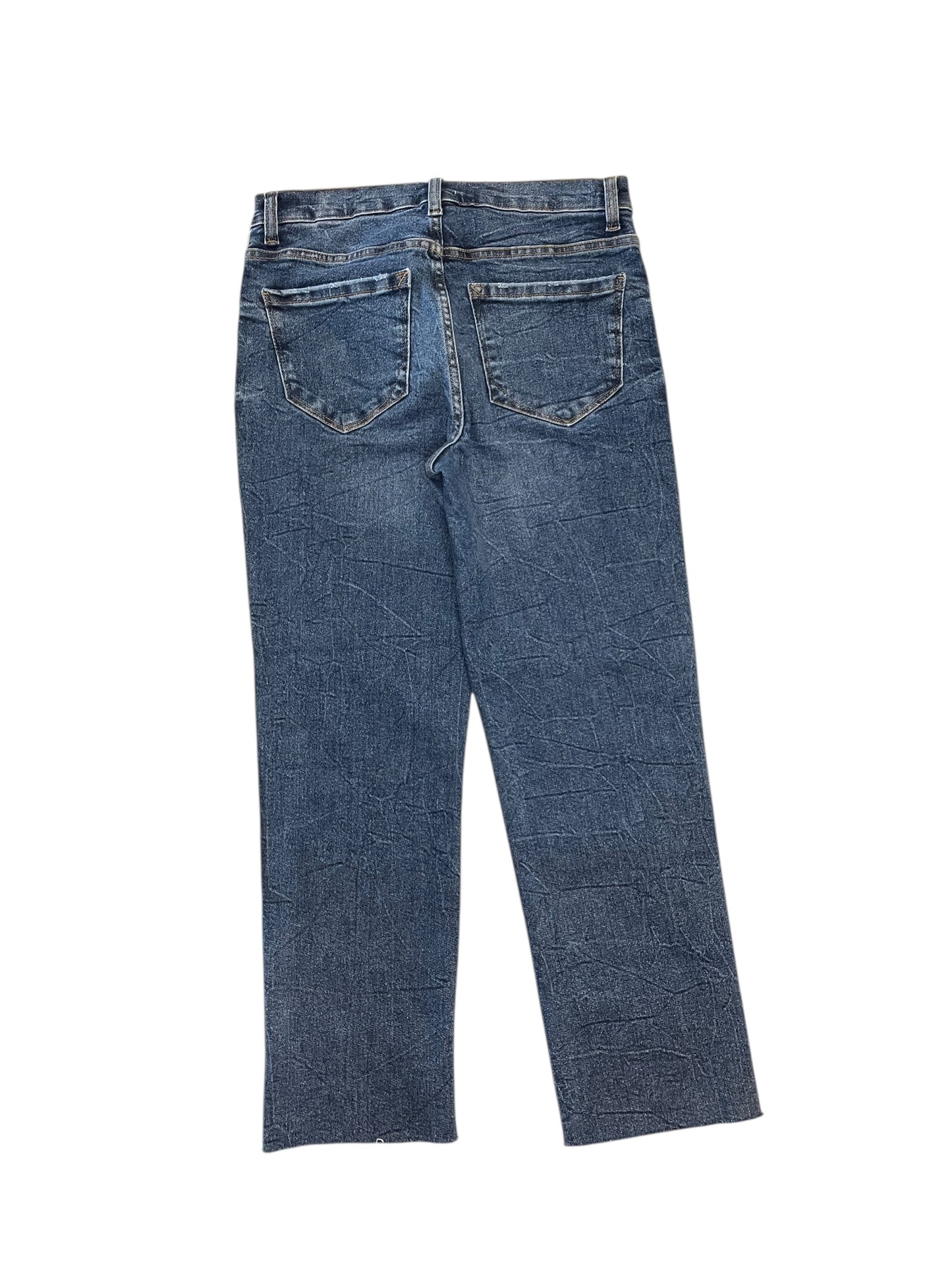 Jeans Straight By Kensie In Blue Denim, Size:8