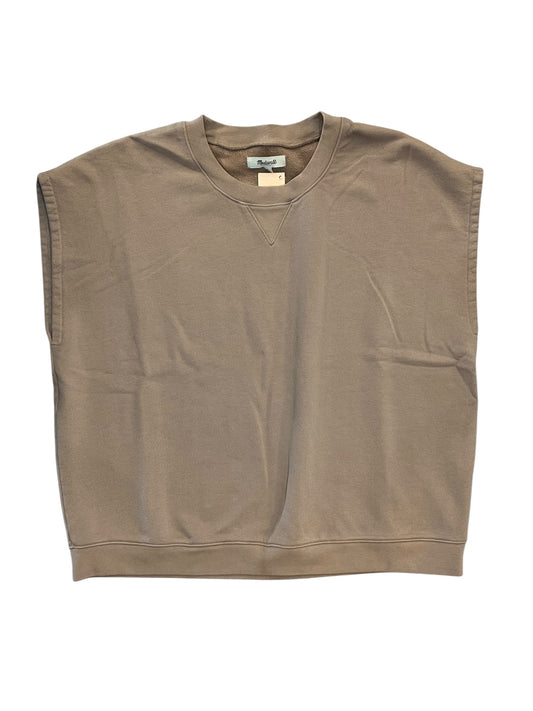 Top Sleeveless By Madewell In Tan, Size:L