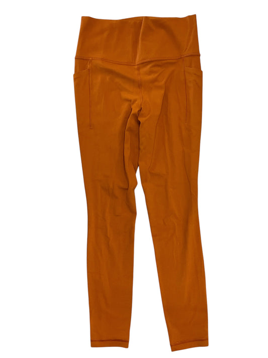 Athletic Leggings By Athleta In Orange, Size:S