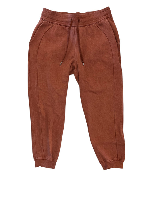 Athletic Pants By Lululemon In Orange, Size:M