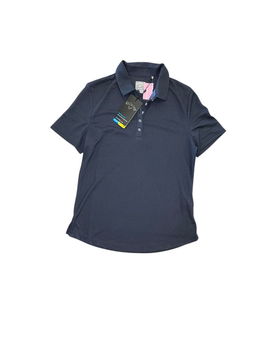 Athletic Top Ss By Callaway In Navy, Size:S