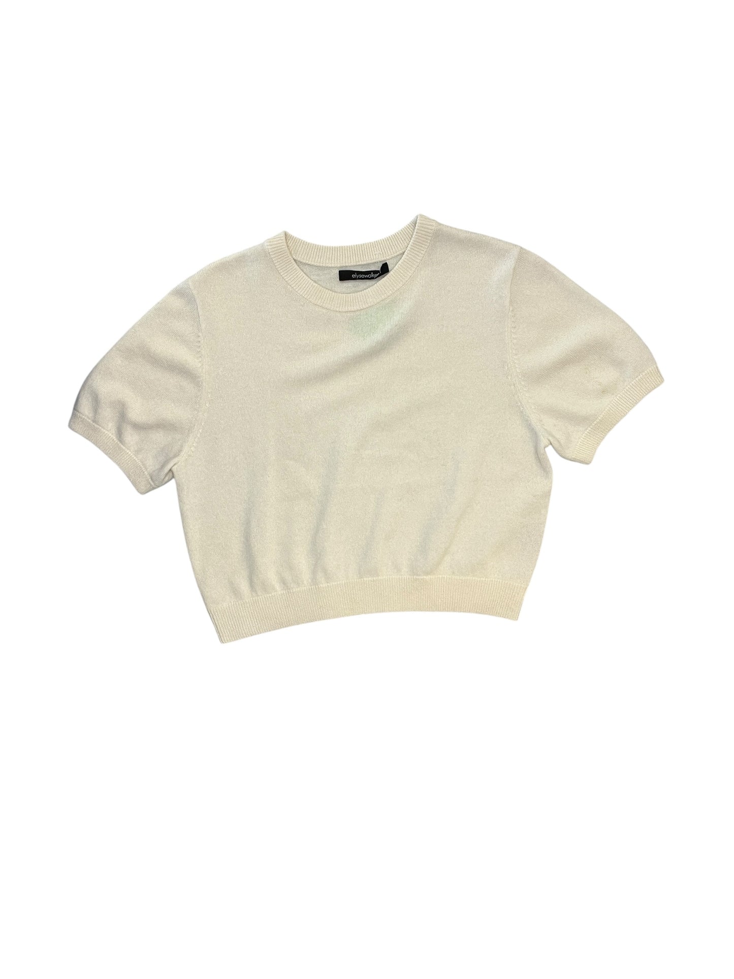 Top Ss By Clothes Mentor In Cream, Size:S