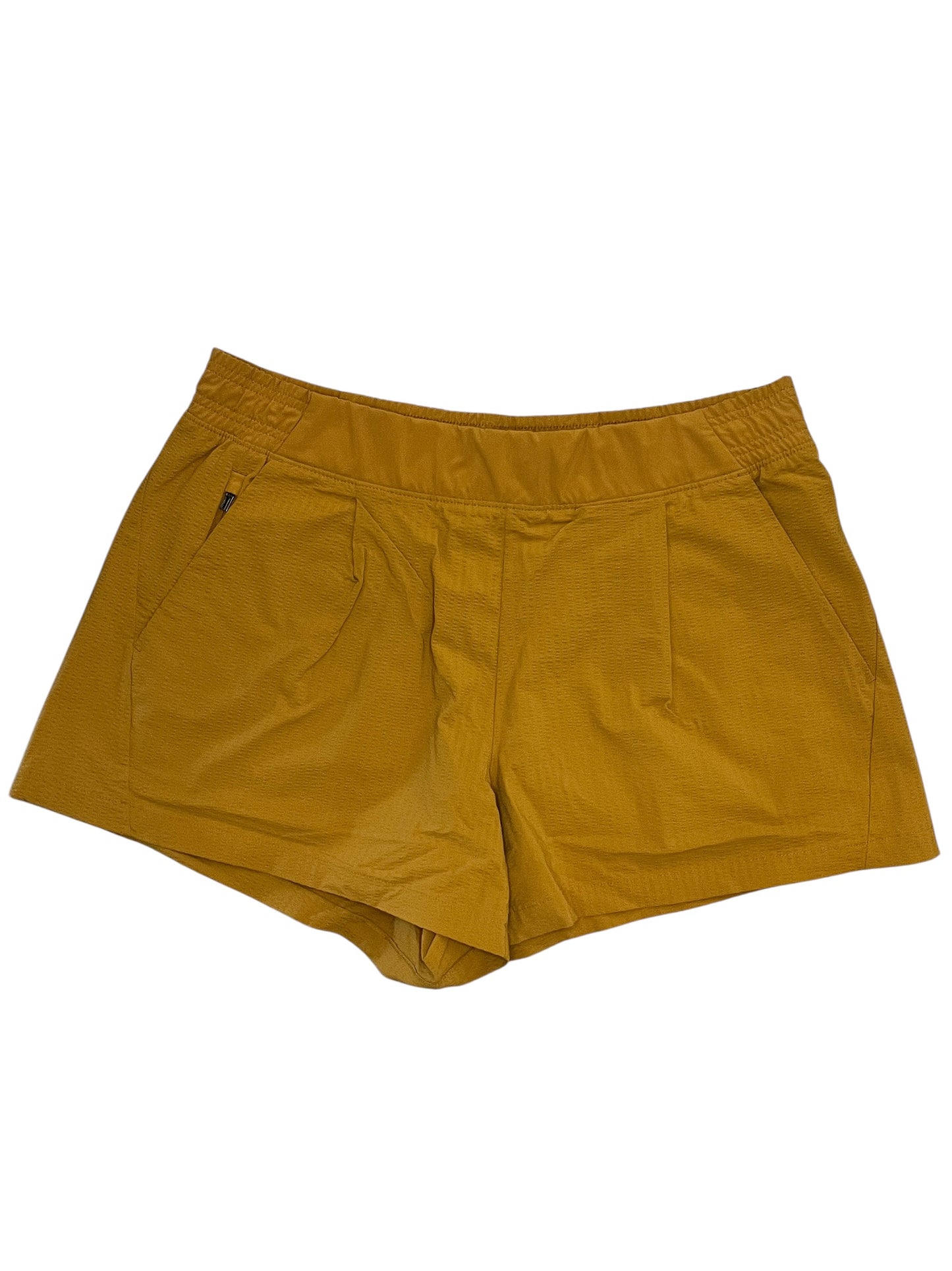 Athletic Shorts By Athleta In Yellow, Size:Xl