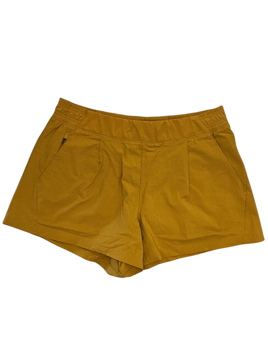 Athletic Shorts By Athleta In Yellow, Size:Xl