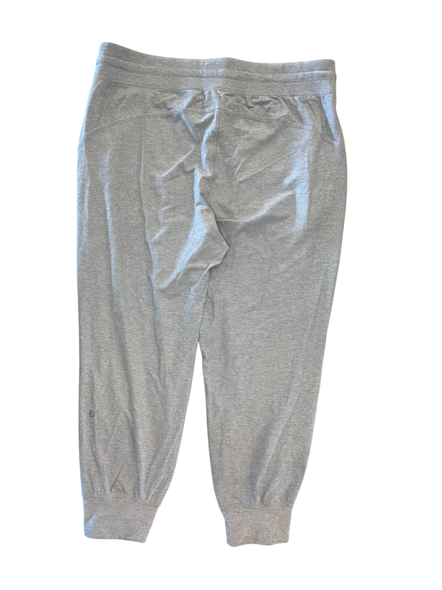 Athletic Pants By Lululemon In Grey, Size:Xl