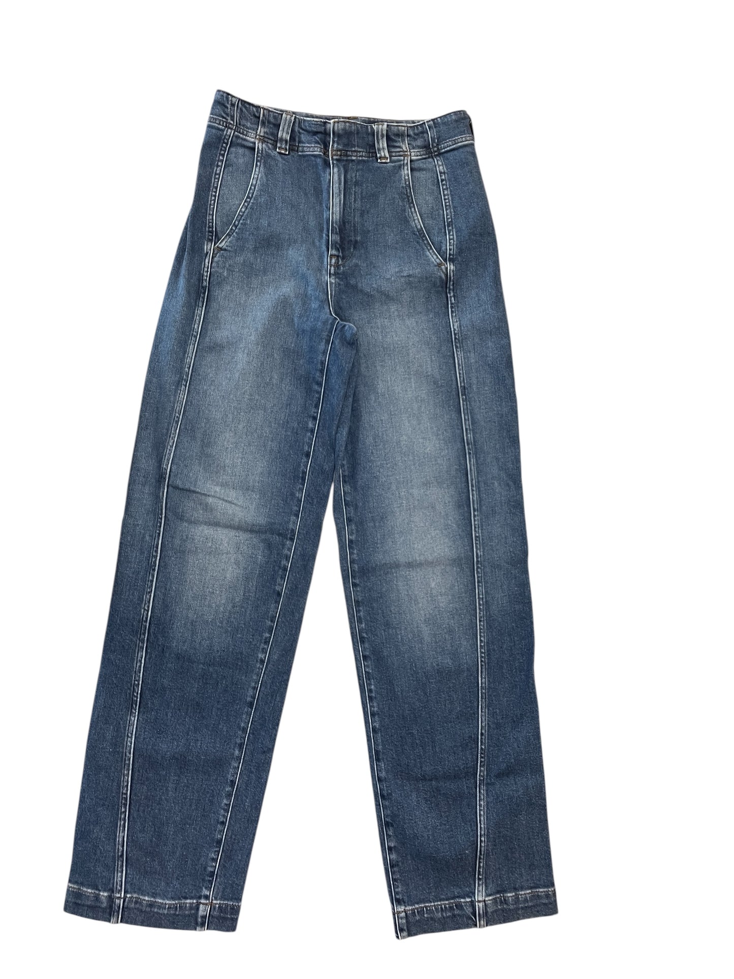 Jeans Boot Cut By Madewell In Blue Denim, Size:4