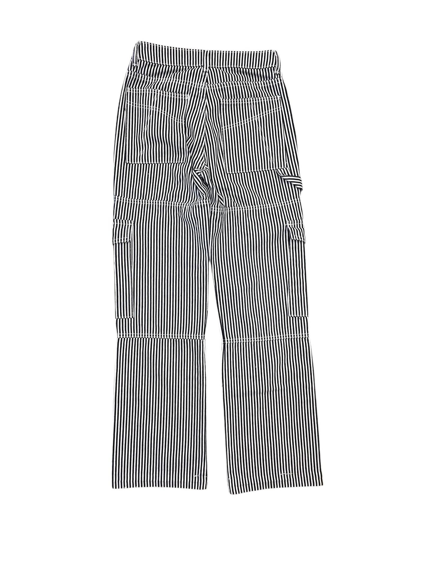 Pants Cargo & Utility By Edikted In Striped Pattern, Size:Xs