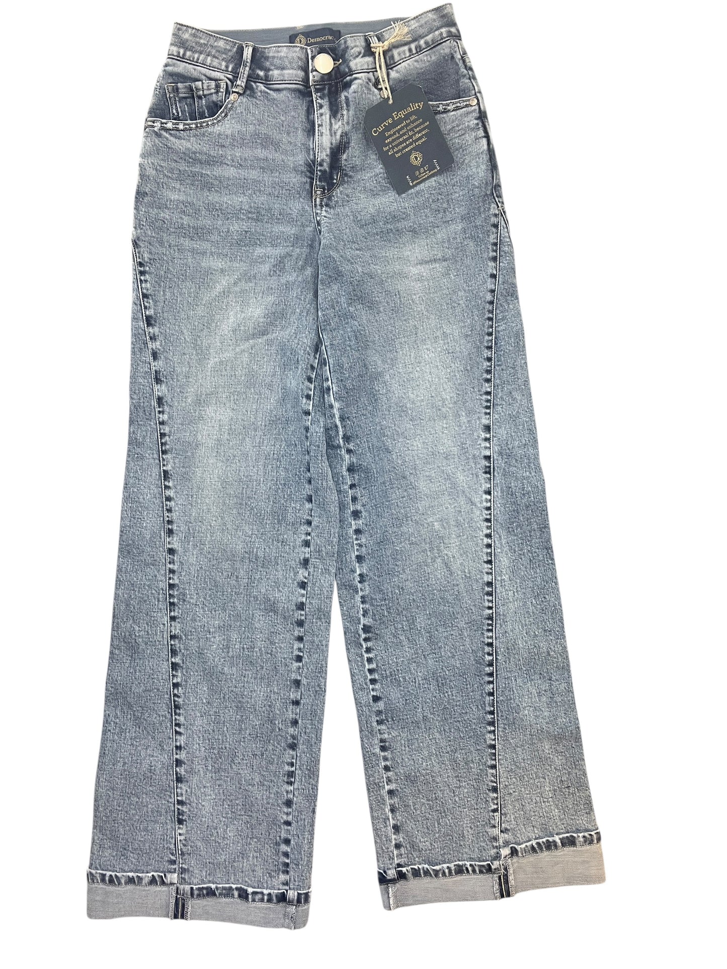 Jeans Wide Leg By Democracy In Blue Denim, Size:2