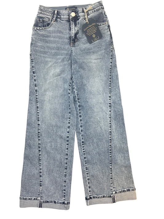 Jeans Wide Leg By Democracy In Blue Denim, Size:2