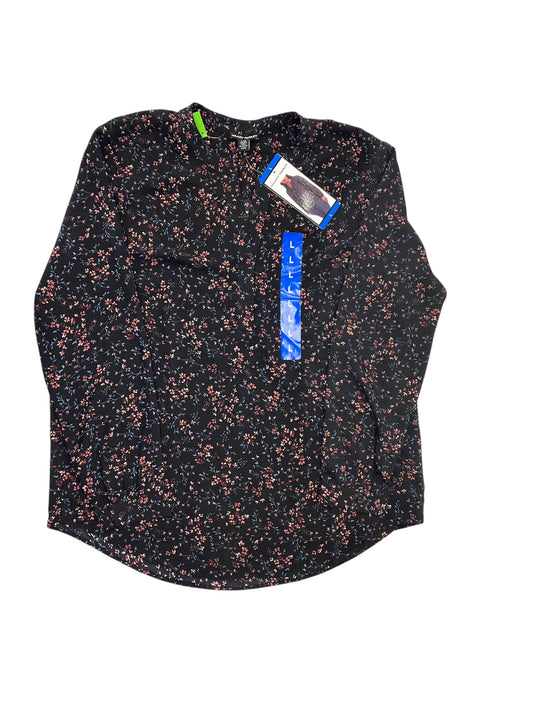 Blouse Ls By Hilary Radley In Floral Print, Size:L