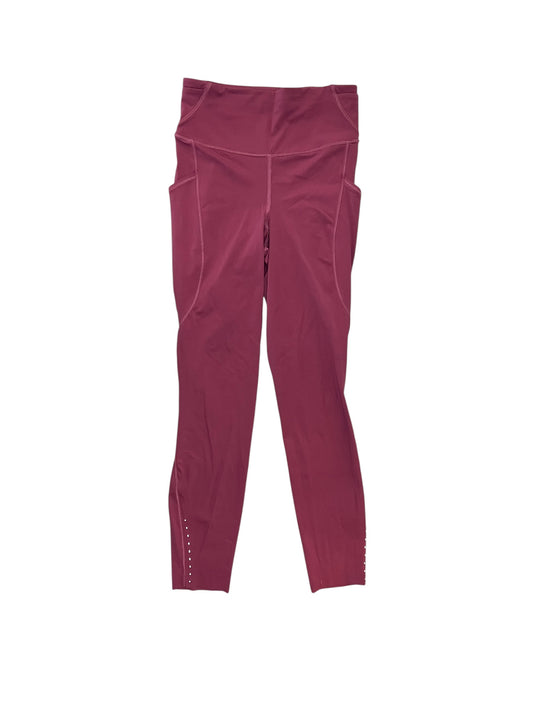 Athletic Leggings By Lululemon In Pink, Size:S