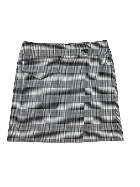 Skirt Mini & Short By Calvin Klein In Black & White, Size:M