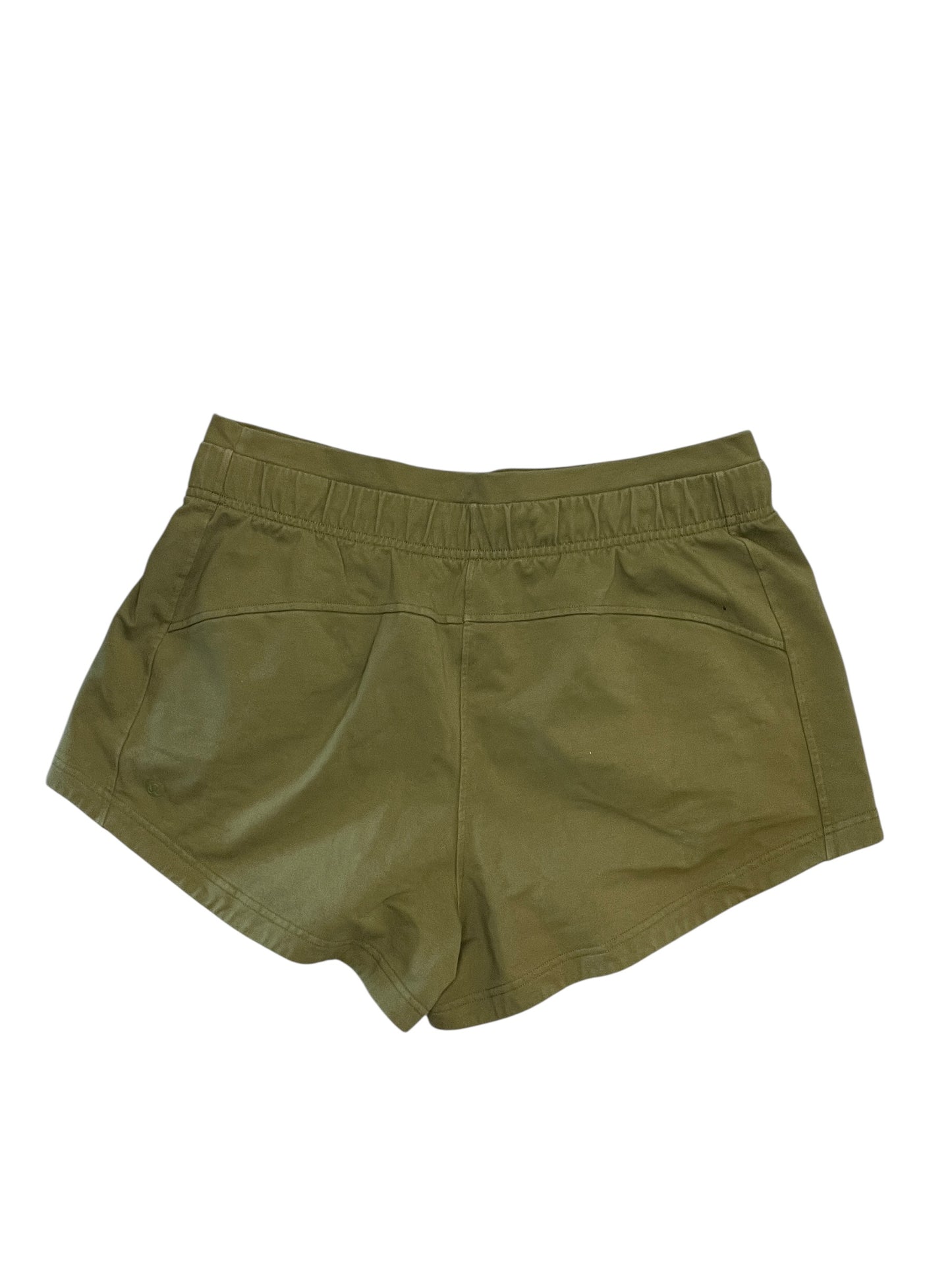 Athletic Shorts By Lululemon In Green, Size:M