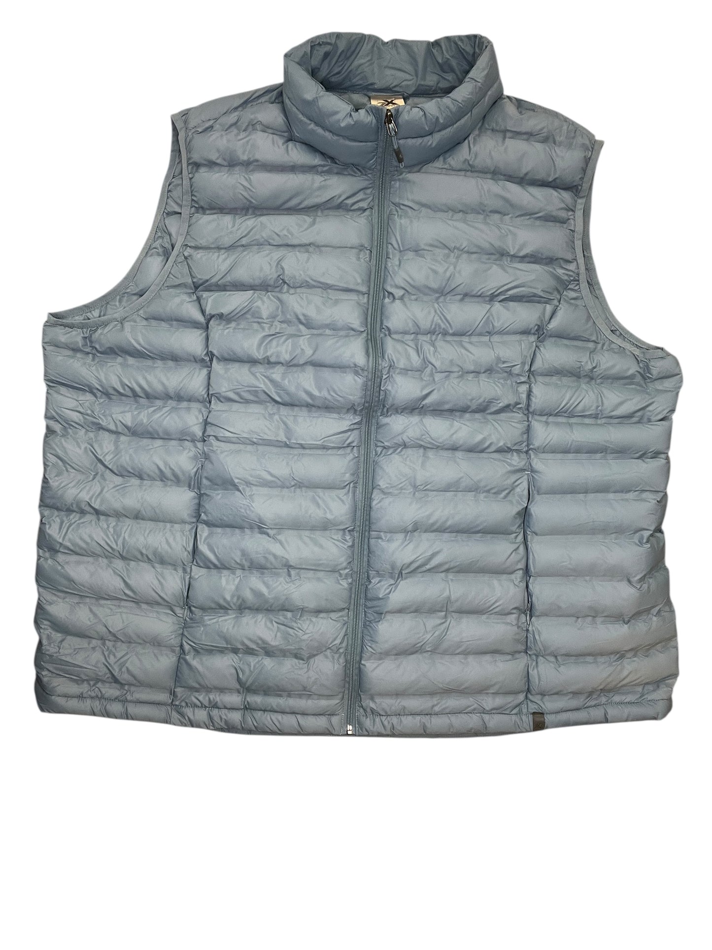 Vest Puffer & Quilted By Zero Xposure In Blue, Size:3X