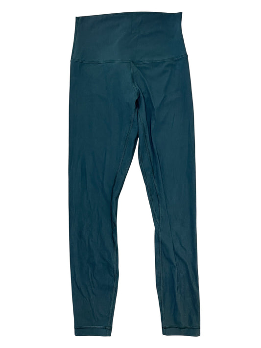 Athletic Leggings By Lululemon In Teal, Size:S
