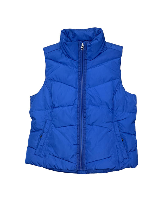 Vest Puffer & Quilted By Lands End In Blue, Size:Xs