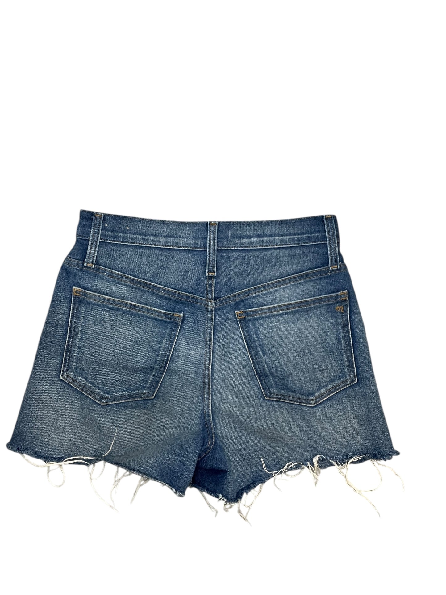 Shorts By Madewell In Blue Denim, Size:Xs