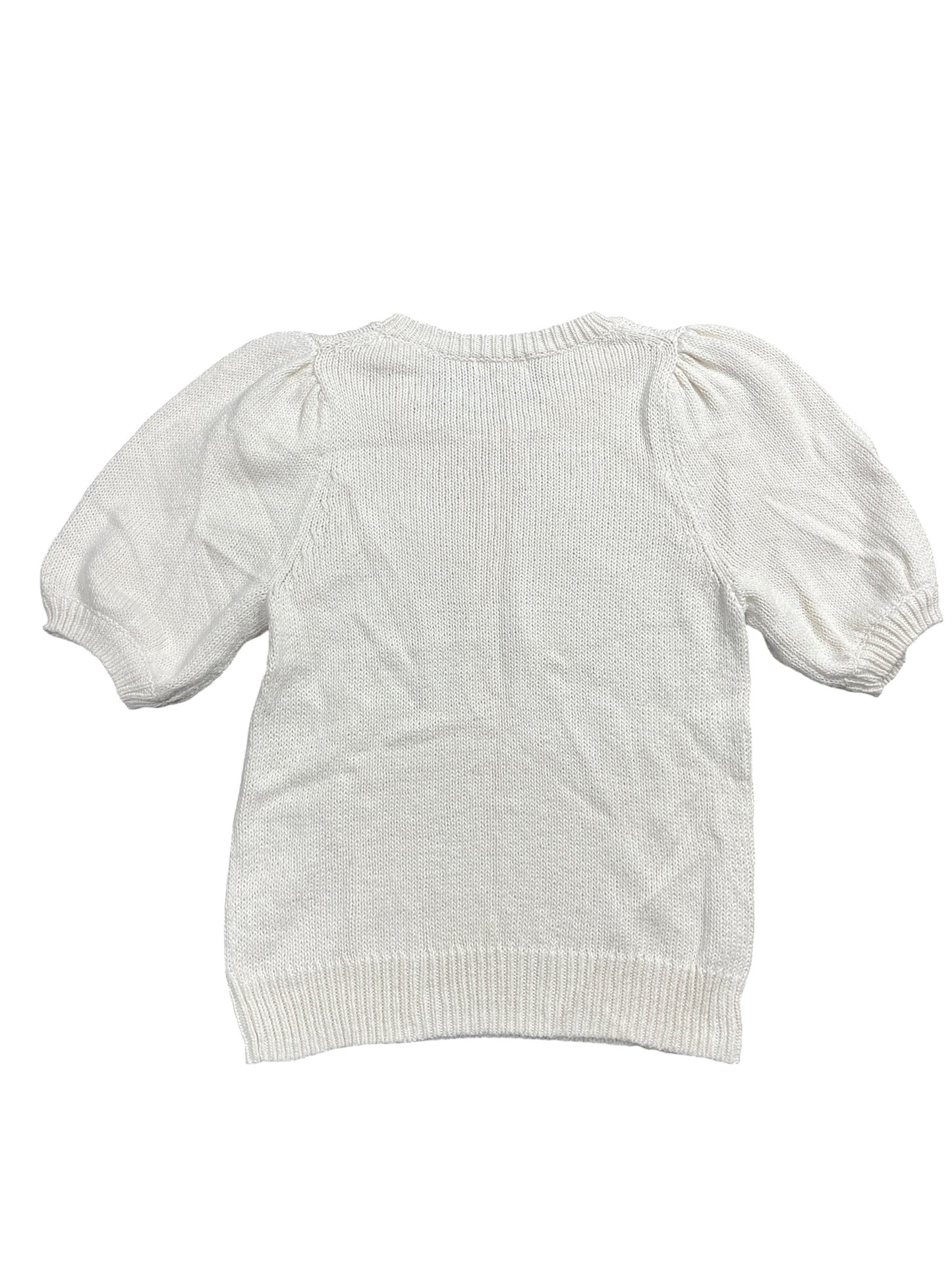 Sweater Ss By 525 In Cream, Size:M
