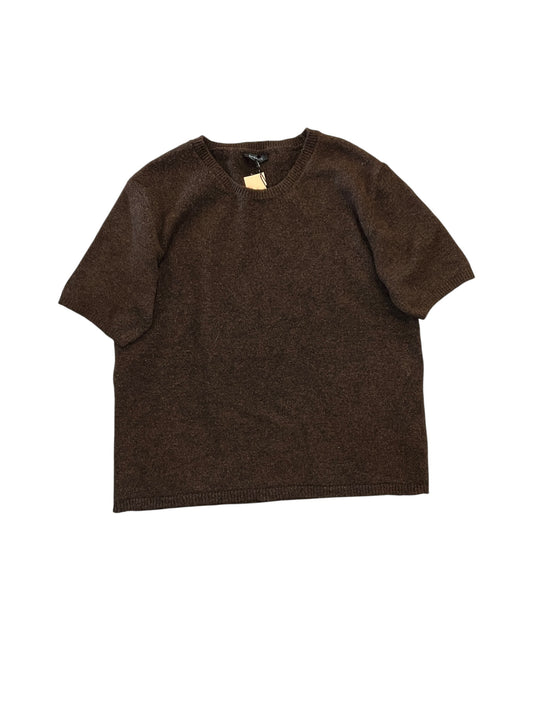 Sweater Ss By Clothes Mentor In Brown, Size:M