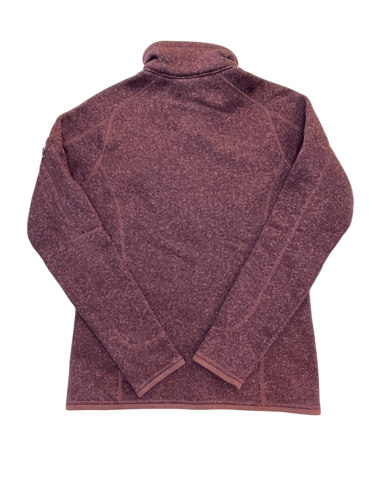 Sweatshirt Collar By Patagonia In Red, Size:M