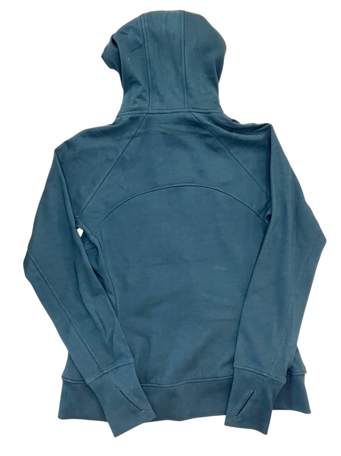Athletic Jacket By Athleta In Teal, Size:M