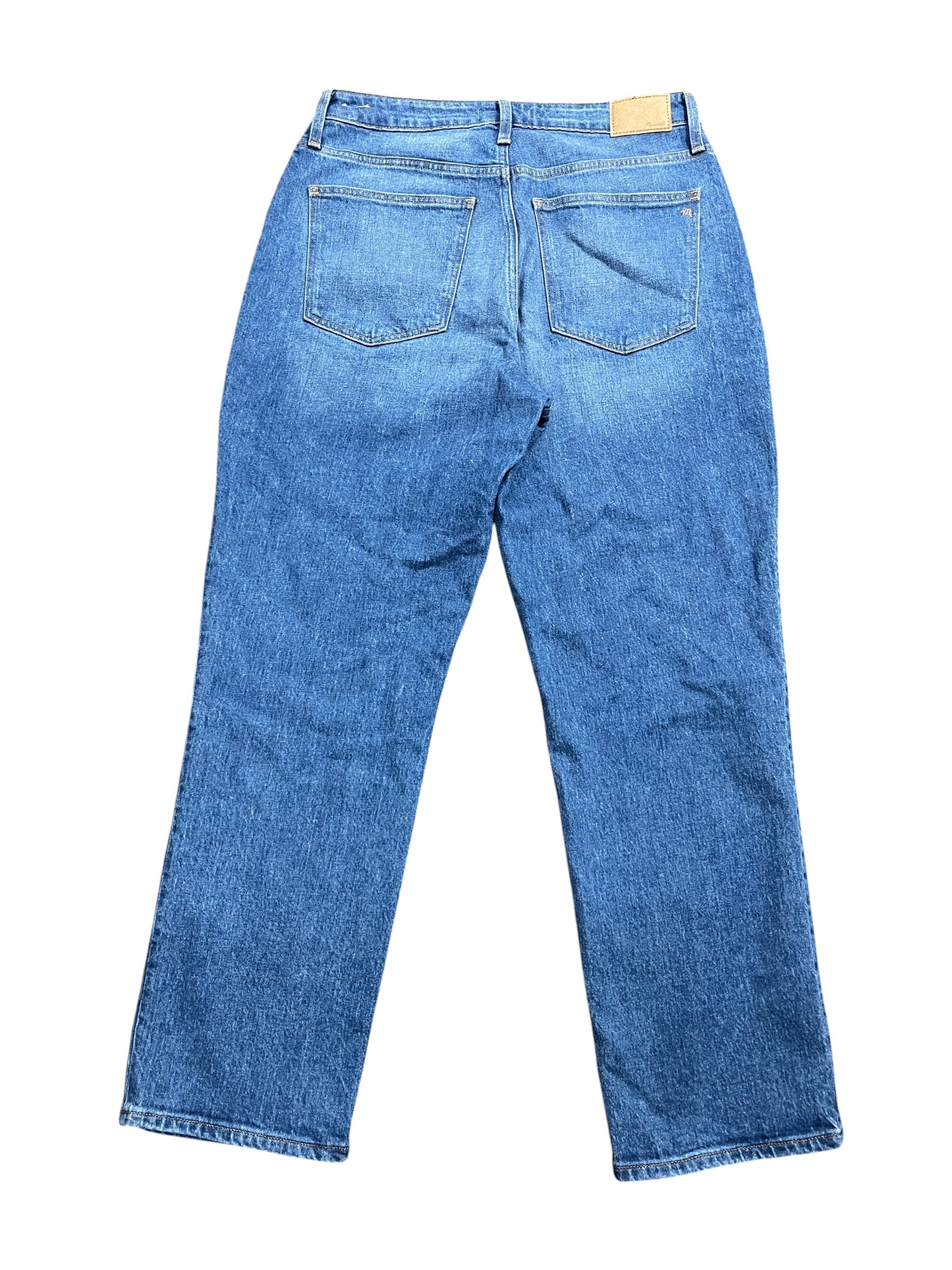 Jeans Straight By Madewell In Blue Denim, Size:12