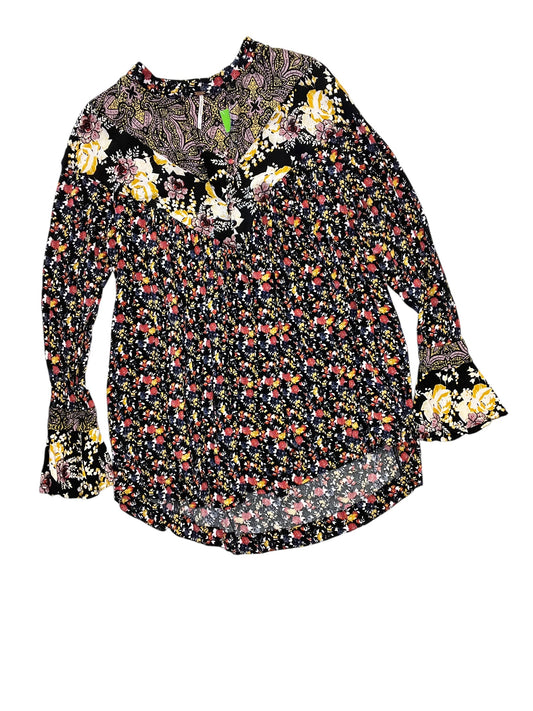 Top Ls By Free People In Floral Print, Size:S