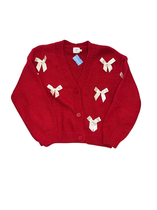 Cardigan By Cmb In Red, Size:M