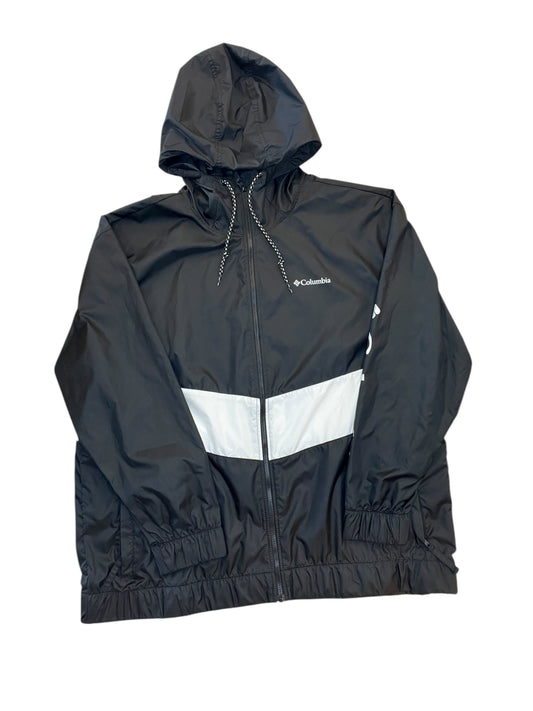 Athletic Jacket By Columbia In Black & White, Size:1X