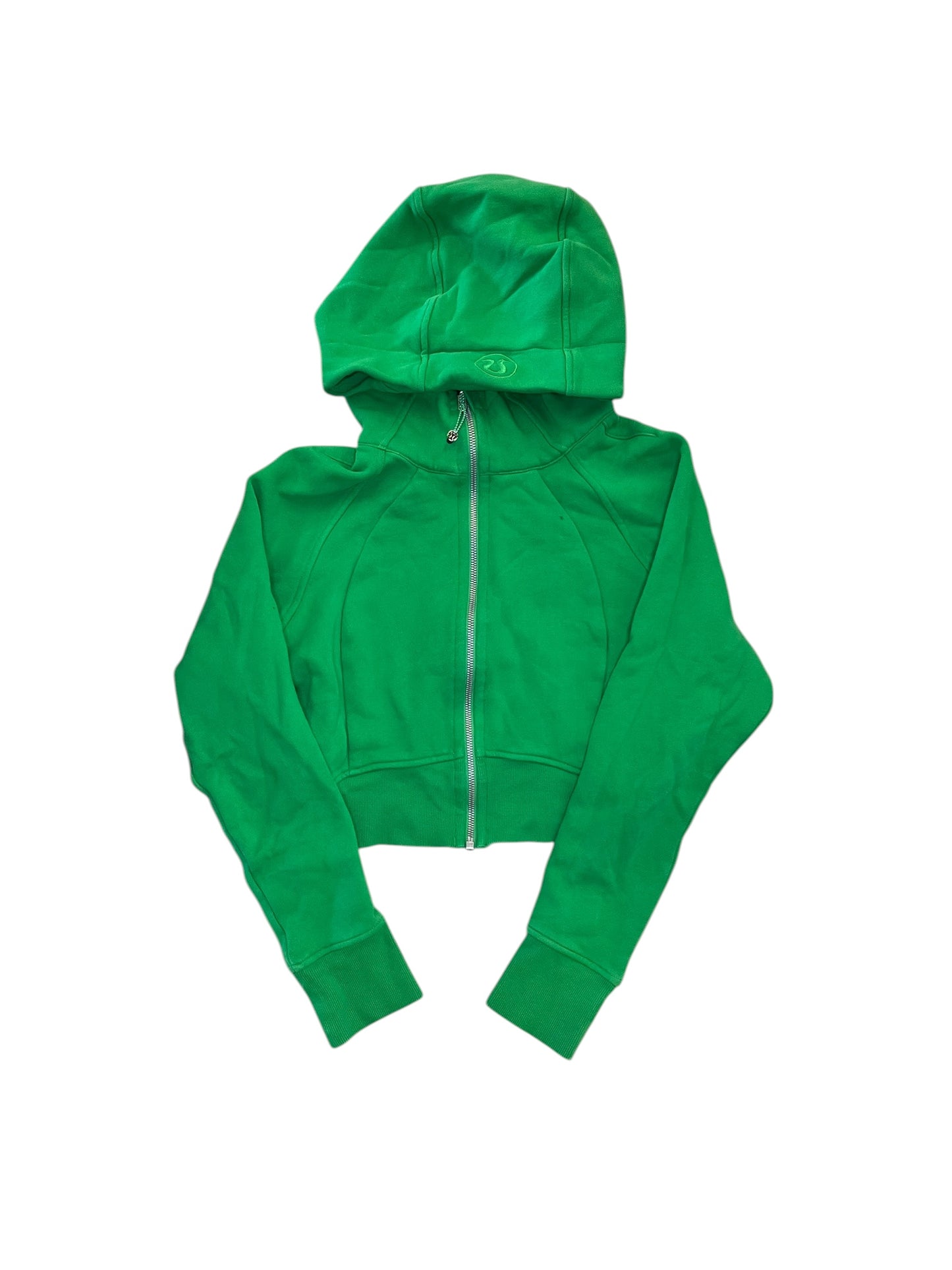 Athletic Jacket By Lululemon In Green, Size:Xs