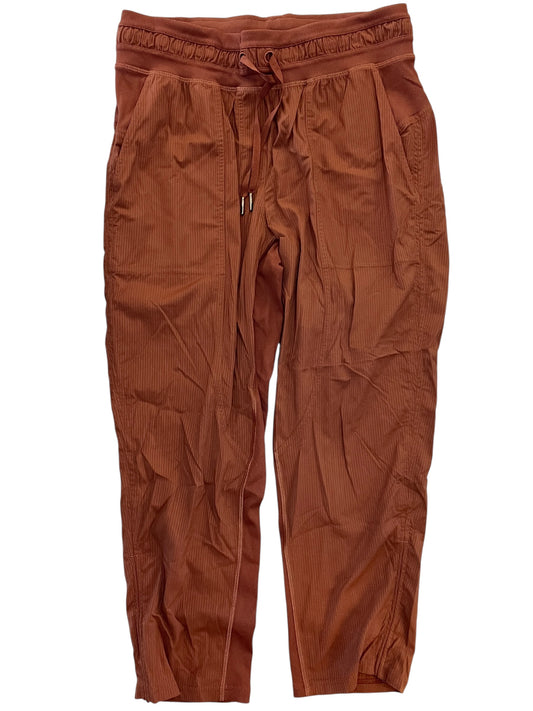 Athletic Capris By Lululemon In Brown, Size:M