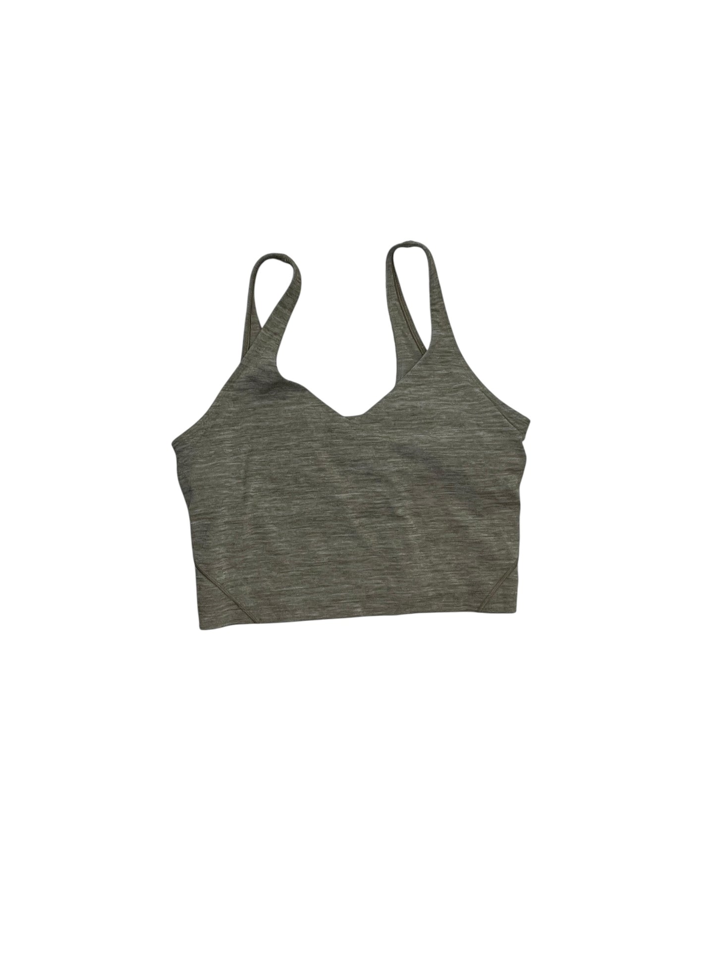 Athletic Bra By Lululemon In Grey, Size:M