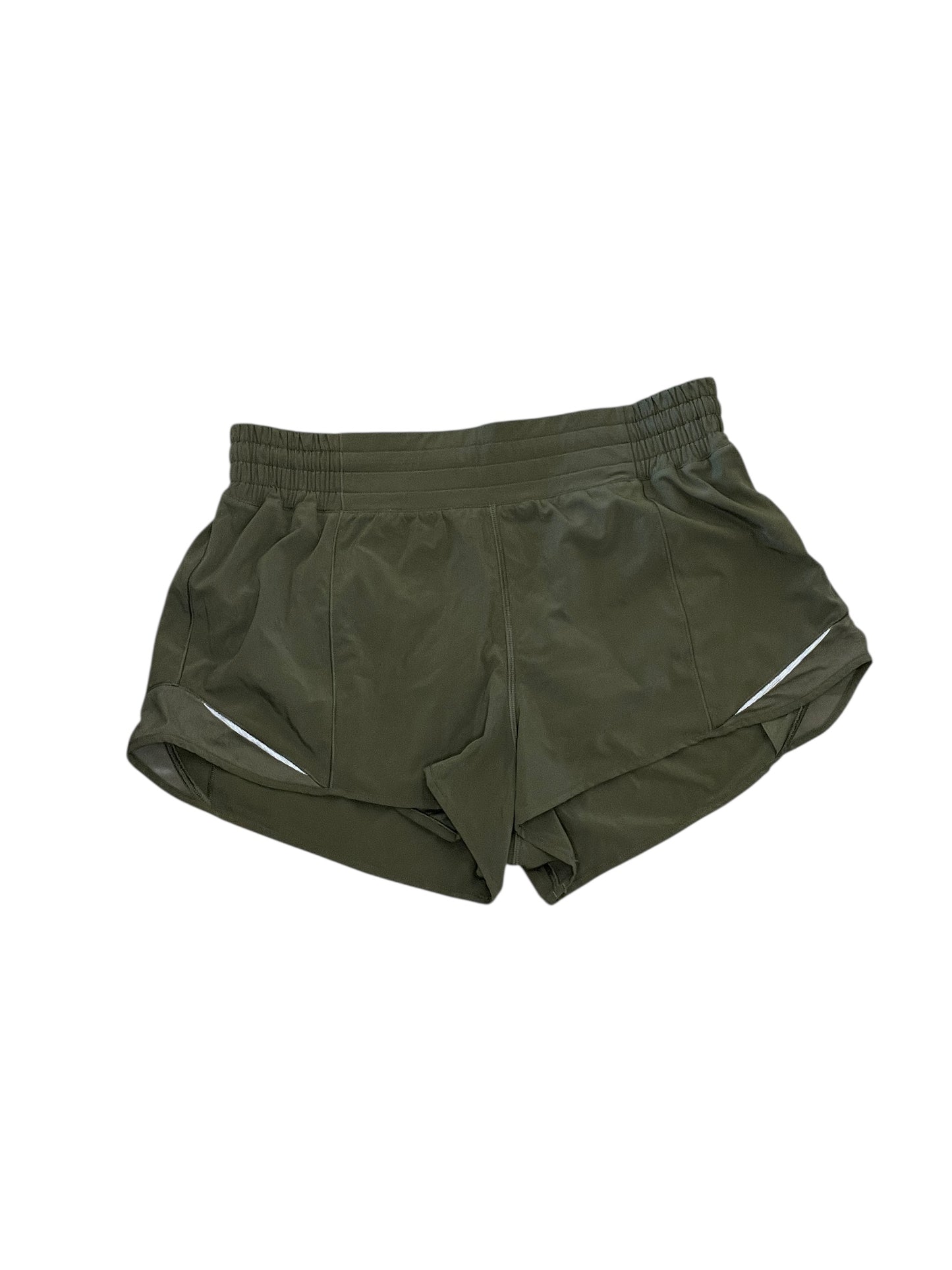Athletic Shorts By Lululemon In Green, Size:M