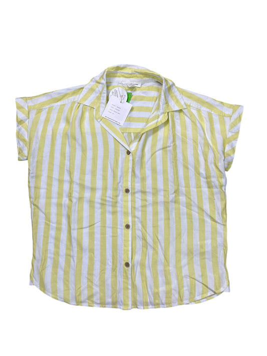 Blouse Ss By Beachlunchlounge In Striped Pattern, Size:Xs