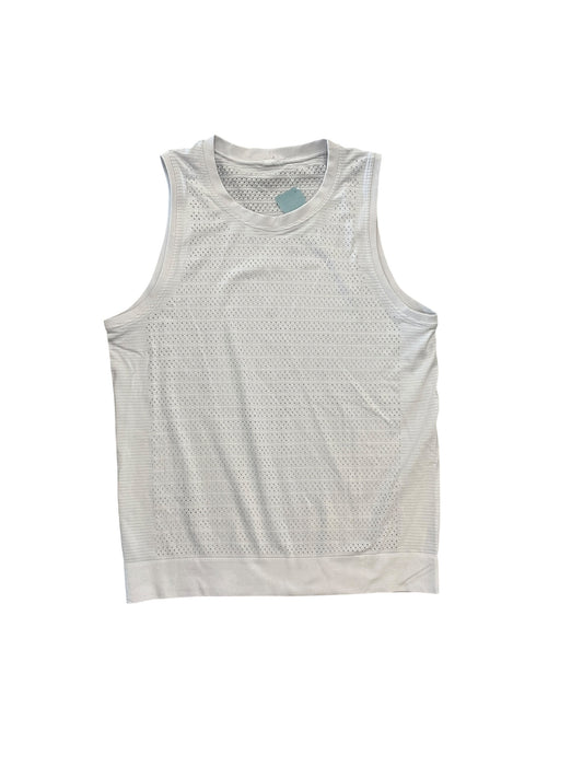 Athletic Tank Top By Lululemon In White, Size:S