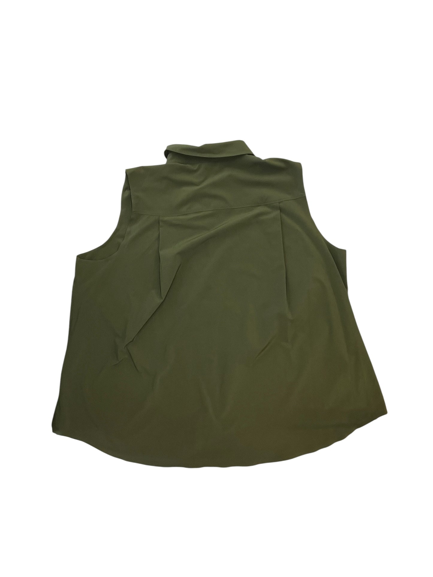 Athletic Tank Top By Athleta In Green, Size:1X