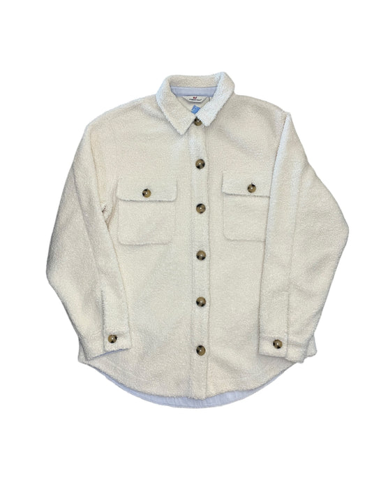 Jacket Shirt By Vineyard Vines In White, Size:S