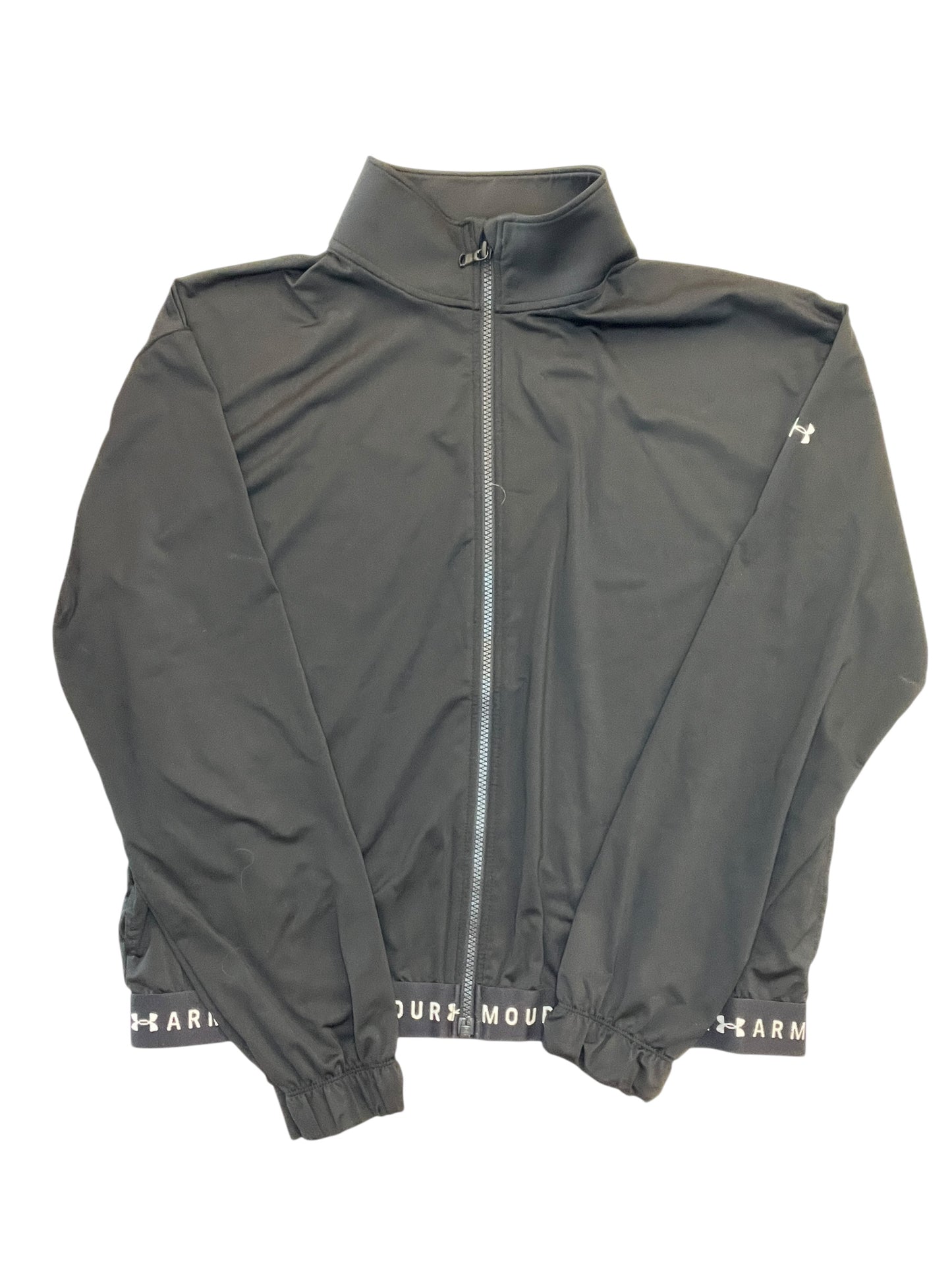 Athletic Jacket By Under Armour In Black, Size:L