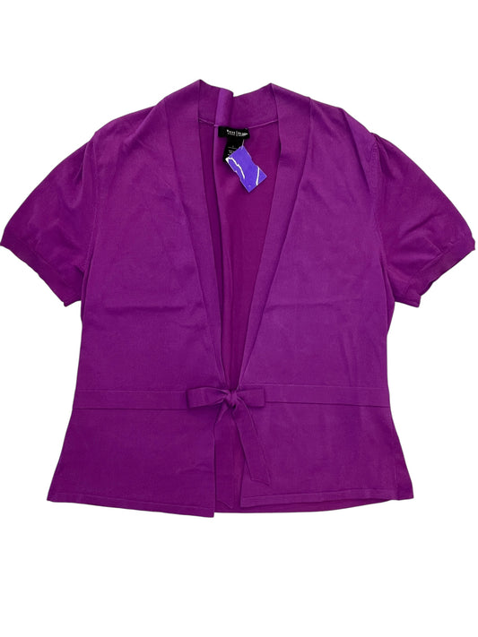 Blouse Ss By White House Black Market In Purple, Size:L