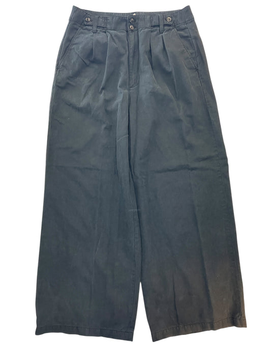 Pants Wide Leg By Madewell In Black, Size:L