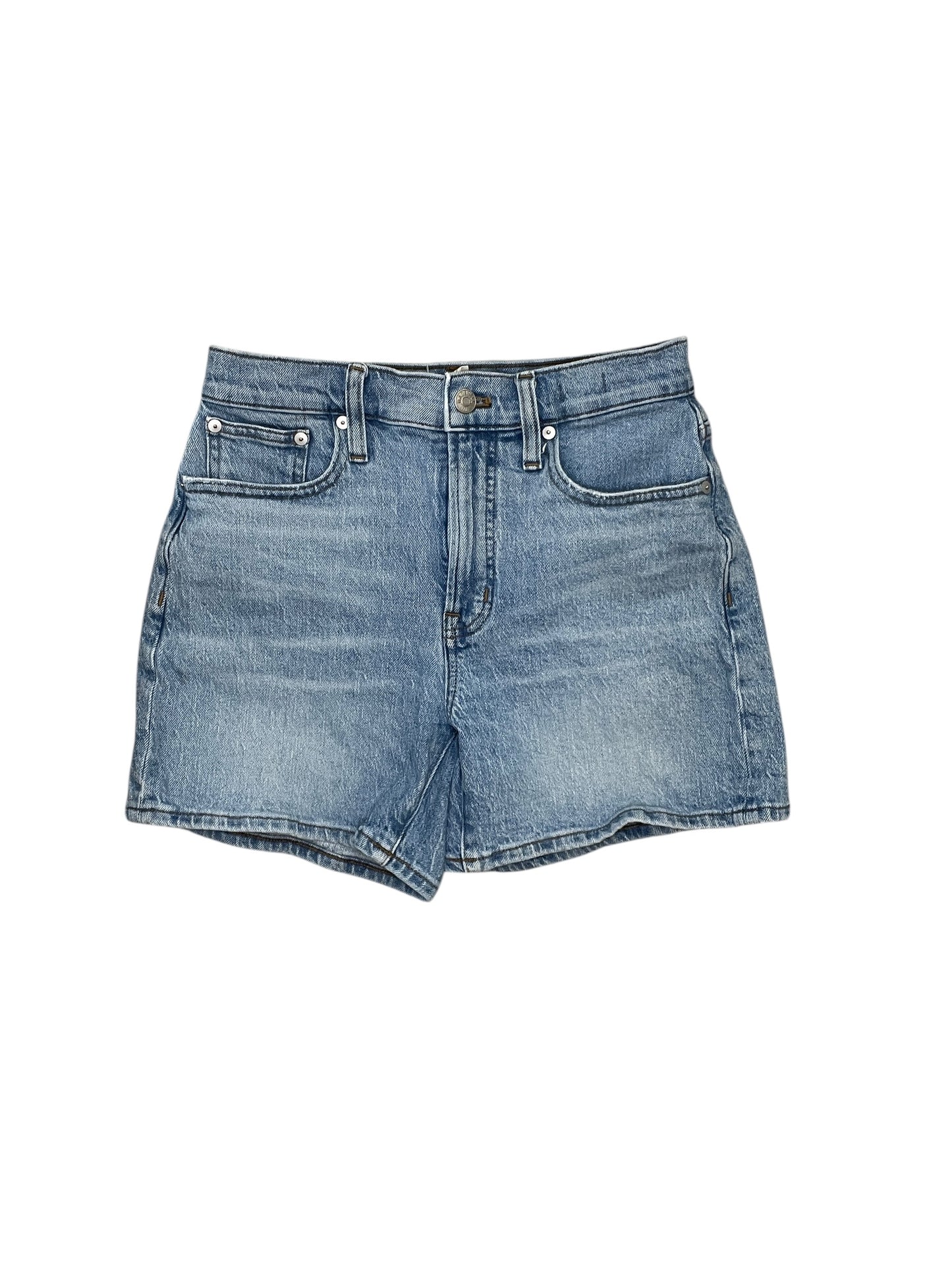 Shorts By Madewell In Blue Denim, Size:Xs