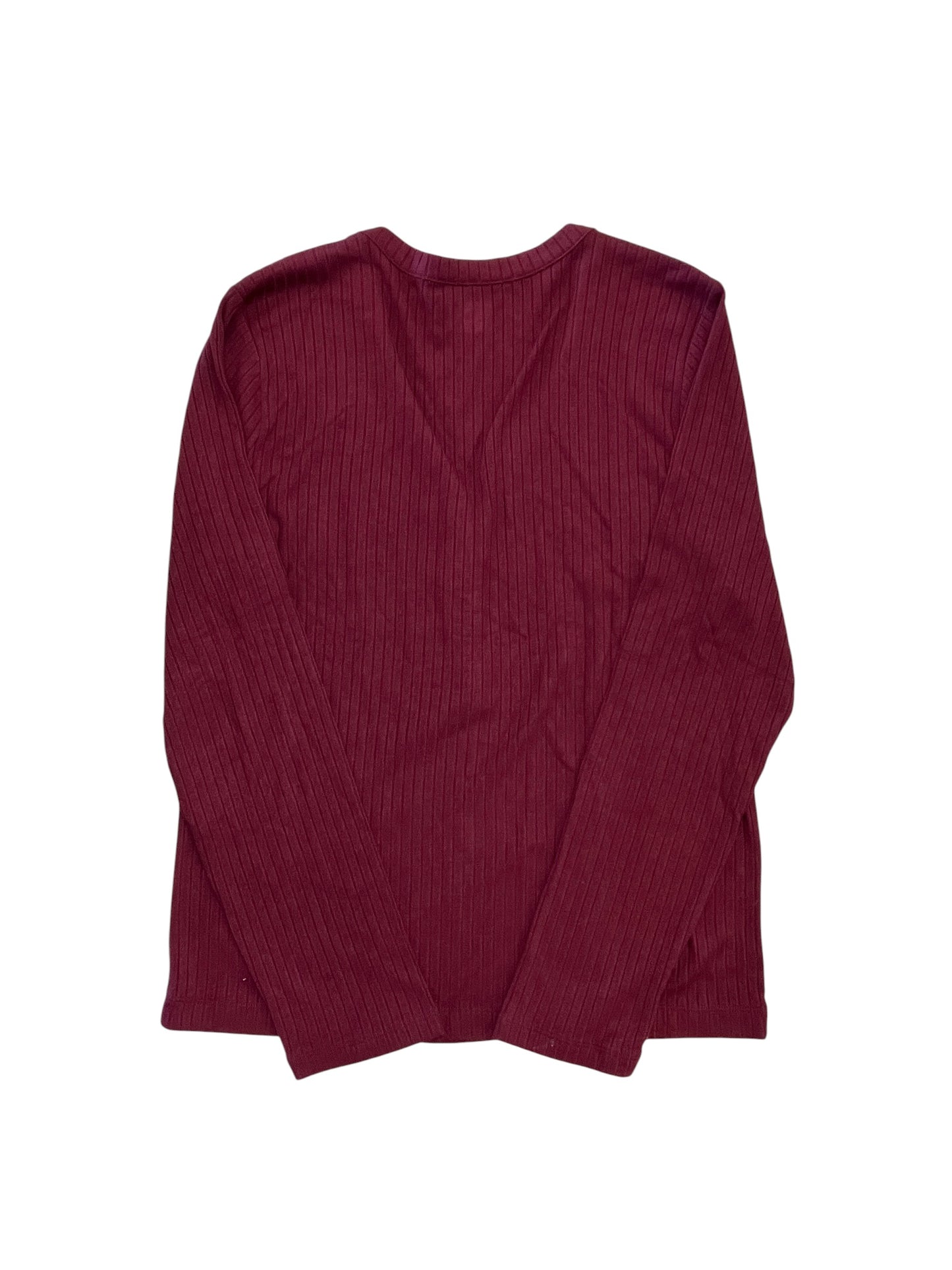Top Ls By Loft In Maroon, Size:Xl