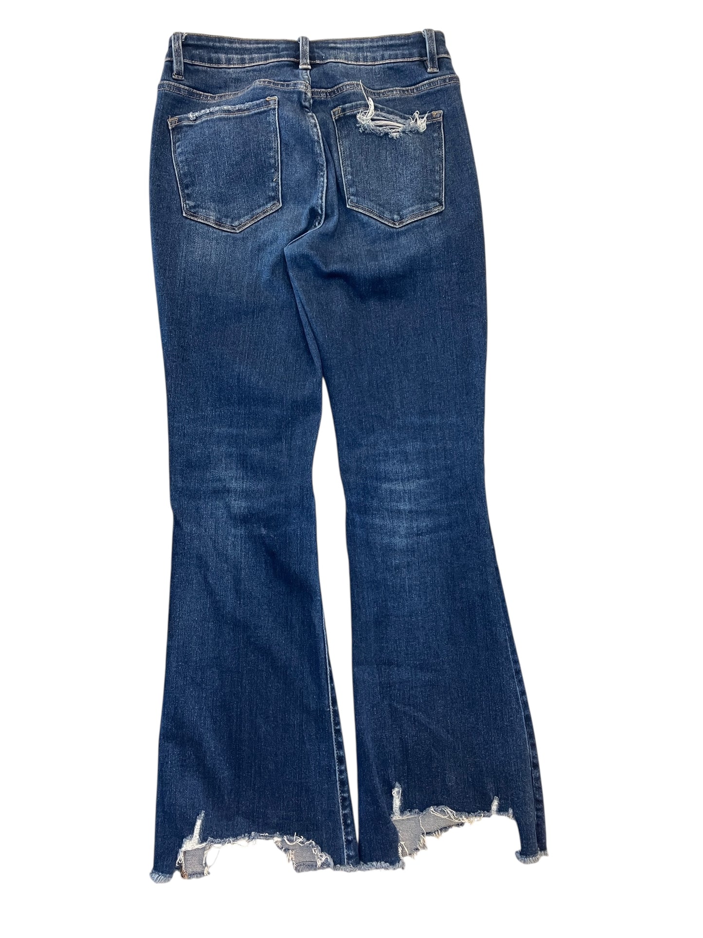 Jeans Straight By Flying Monkey In Blue Denim, Size:8